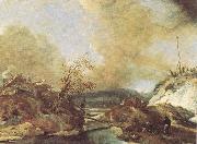 WOUWERMAN, Philips Dune Landscape qet painting